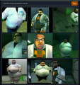Half life scientist exploding from obesity