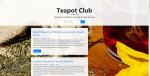 Ówczesny wygląd strony teapotclub.com, do której prowadził adres jest.in