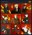 Communist Lenin as a furry